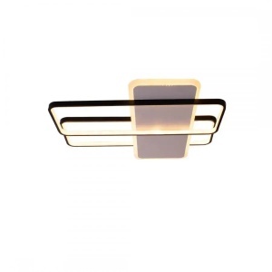 Lustra LED cu telecomanda ARIANNA 75W, 3 Elemente, lumina Rece/Calda/Neutra, Dimabila, Negru - Img 3