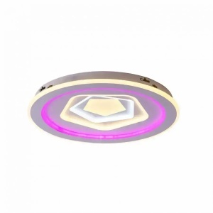 Lustra LED cu telecomanda MEIRA RGB, 180W, lumina Rece/Calda/Neutra, Dimabila, Alb - Img 3