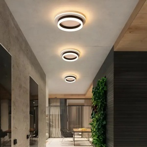 Lustra LED SOLENA ROTONDA 13W, Diametru 25cm, lumina Rece/Calda/Neutra, Alb Negru - Img 2