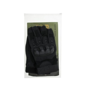 Manusi Tactice cu elemente de protectie, marime L, cu destinatie Moto, ATV, SSV, QUAD, culoare Neagra - Img 9