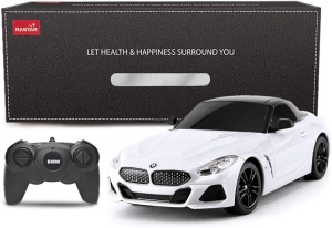 MASINA CU TELECOMANDA BMW Z4 ROADSTER ALB SCARA 1 LA 18 - Img 1