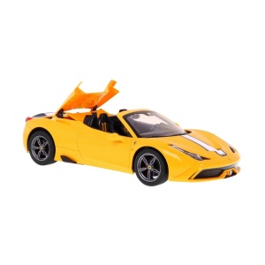 MASINA CU TELECOMANDA FERRARI 458 SPECIALE A GALBEN SCARA 1 LA 14 - Img 3