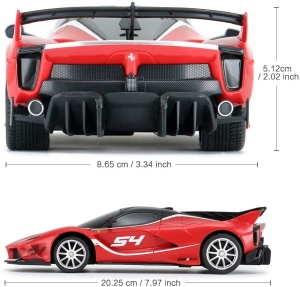 MASINA CU TELECOMANDA FERRARI FXX K EVO SCARA 1 LA 24 - Img 3
