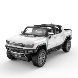 MASINA CU TELECOMANDA GMC HUMMER EV ALB SCARA 1 LA 16 - Img 2