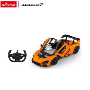 MASINA CU TELECOMANDA McLAREN SENNA PORTOCALIU CU SCARA 1 LA 14 - Img 4