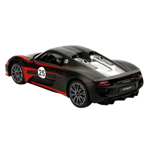 MASINA CU TELECOMANDA PORSCHE 918 SPYDER WEISSACH NEGRU SCARA 1 LA 14 - Img 3