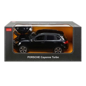 MASINA CU TELECOMANDA PORSCHE CAYENNE TURBO NEGRU CU SCARA 1 LA 14 - Img 2