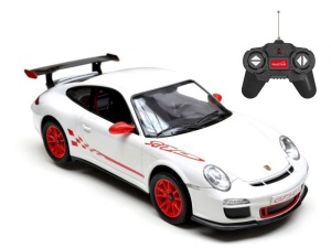 MASINA CU TELECOMANDA PORSCHE GT3 RS ALB CU SCARA 1 LA 24 - Img 1
