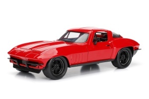 MASINUTA METALICA FAST AND FURIOUS 1966 CHEVY CORVETTE SCARA 1 LA 24 - Img 2