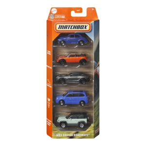 MATCHBOX SET 5 MASINUTE METALICE MBX BRITISH ROADWAYS SCARA 1:64 - Img 1