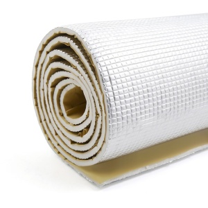 Material insonorizant auto cu strat din aluminiu, dimensiune 100cm x 100 cm x 6mm - Img 3