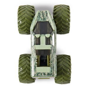 MONSTER JAM SET 2 MASINUTE METALICE SHAKER SI SOLDIER FORTUNE SCARA 1 LA 64 - Img 2