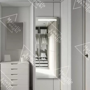 Oglinda LED Rectangulara, 60x150cm, Marcello Touch Dressing Couture - Img 3