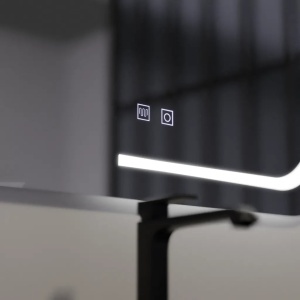 Oglinda LED Rectangulara, 80x60cm, Touch Ulrich, Sistem Dezaburire, Dimabila - Img 2
