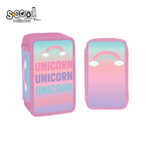 Penar echipat, 3 fermoare, 39 piese, UNICORN - S-COOL - Img 1
