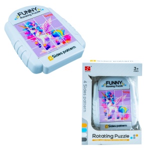 Puzzle educativ, cu 4 fete, Unicorn - Img 1