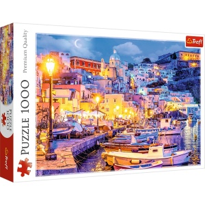PUZZLE TREFL 1000 INSULA PORCIDA PE TIMPUL NOPTII - Img 1