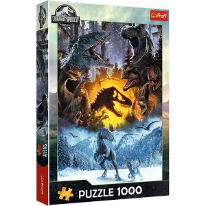 PUZZLE TREFL 1000 JURASSIC WORLD IN LUMEA JURASSIC PARK - Img 1