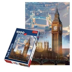 PUZZLE TREFL 1000 ZORI DE ZI LA LONDRA - Img 1