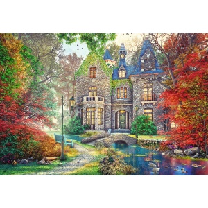 PUZZLE TREFL 1500 CONAC DE TOAMNA - Img 2