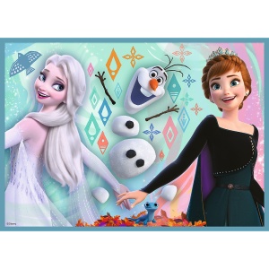 PUZZLE TREFL 4IN1 FROZEN 2 UIMITOAREA LUME DISNEY - Img 2