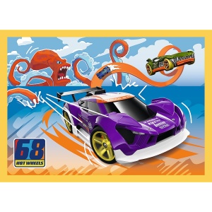 PUZZLE TREFL 4IN1 HOT WHEELS VEHICULE - Img 3