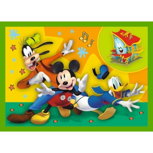 PUZZLE TREFL 4IN1 MICKEY MOUSE SI PRIETENII - Img 3