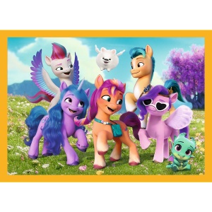 PUZZLE TREFL 4IN1 MY LITTLE PONY SA CUNOASTEM PONEII - Img 2