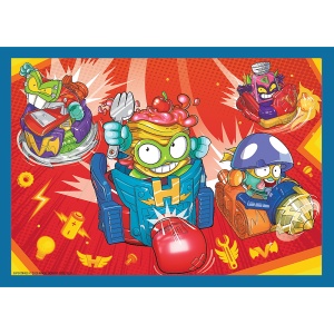 PUZZLE TREFL 4IN1 SUPER THINGS SUPER ACTIUNEA - Img 3
