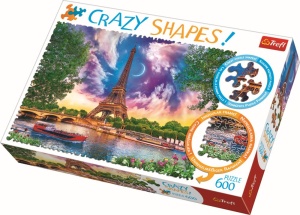 PUZZLE TREFL 600 CU PIESE CIUDATE - CER DE POVESTE LA PARIS - Img 1