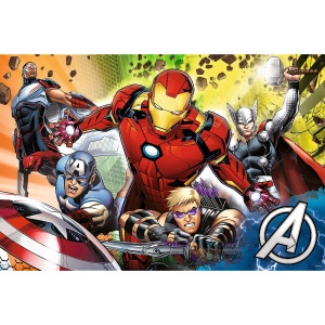 PUZZLE TREFL PRIMO 24 SUPER MAXI DISNEY MARVEL RAZBUNATORII PUTERNICI - Img 2