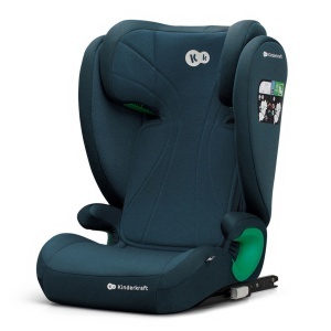 SCAUN AUTO KINDERKRAFT JUNIOR FIX2, I-SIZE 100-150 CM, HARBOR BLUE - Img 2