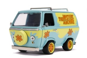 SCOOBY DOO MYSTERY VAN SET FORMAT DIN DUBITA METALICA SCARA 1:24 SI 2 FIGURINE SCOOBY DOO SI SHAGGY - Img 4