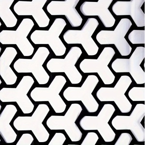 Set 2 folii autoadezive decupate pentru decorarea stopurilor auto, dimensiune 2 x 48 x 30cm, culoare Negru Mat, model HONEYCOMB TRIANGLE - Img 5