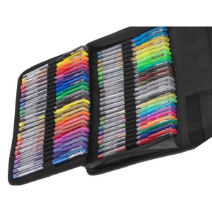 Set 242 piese, Pixuri cu gel multicolor + Rezerve + Carte de colorat + Penar - Img 4