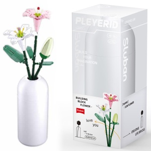 Set de Constructie Flowers, 247 piese, Crin - Sluban - Img 1