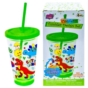 Set DIY - Pahar din plastic, 500 ml - Img 1