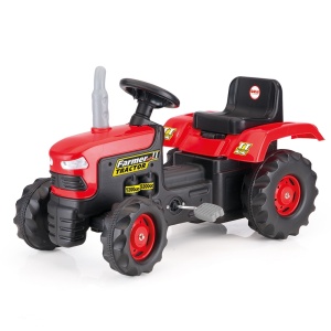 Tractor cu pedale, rosu, 53x83x45 - Dolu - Img 1