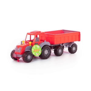 Tractor cu remorca - Altay, 59x17x18cm, Polesie - Img 2