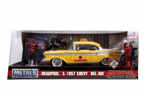 YELLOW TAXI CHEVY 1957 DEAD POOL SCARA 1 LA 24 - Img 1