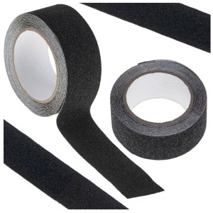 Banda de protectie Anti-Alunecare, autoadeziva, culoare Negru, dimensiune 5m x 5cm - Img 1