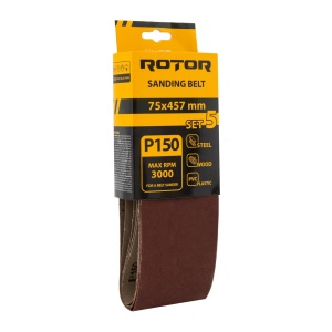 Banda de slefuit ROTOR P150 75*457 set 5 - Img 1