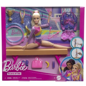BARBIE PAPUSA BARBIE YOU CAN BE GIMNASTA BLONDA - Img 1