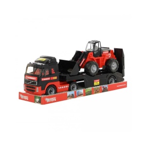 Camion+buldozer - Mammoet, 89x19x25 cm, Polesie - Img 1