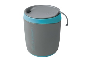Cana 473 ml cu capac Sea To summit Delta InsulMug, leak proof, pacific blue - Img 1