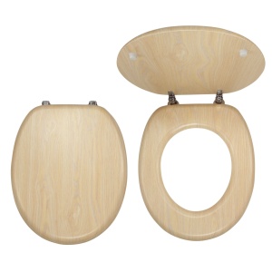 Capac WC Mdf Stejar, Tempo Line, Lifetim Qualiti - Img 2