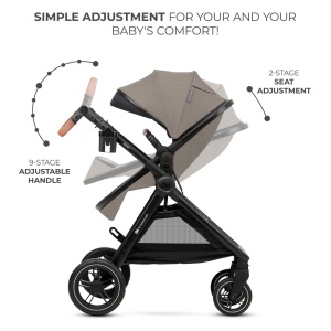 CARUCIOR KINDERKRAFT ESME, 3 IN 1, SAND BEIGE - Img 4