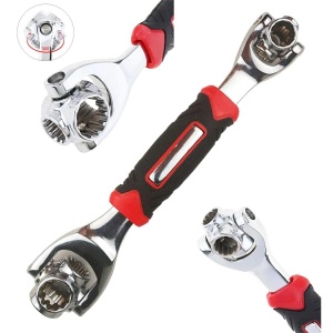Cheie tubulara universala multifunctionala din metal rezistent, 8-19mm, AVX-AG476B - Img 2