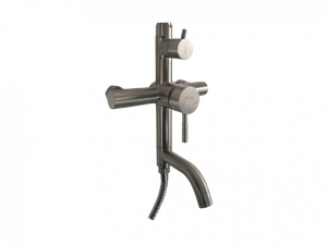 Coloana de dus Mixxus SUS-009-J, 120 cm baterie si para, monocomanda, furtun flexibil - Img 3