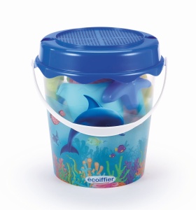 ECOIFFIER GALETUSA CU 12 ACCESORII PENTRU NISIP 21CM - Img 1